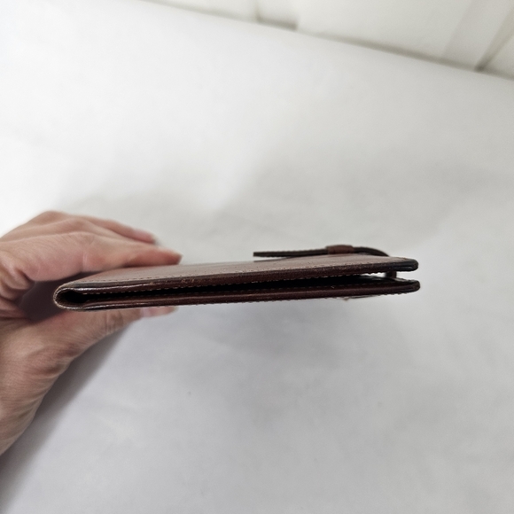 Vintage Coach Brown Leather Bi-Fold Wallet - Picture 2 of 6